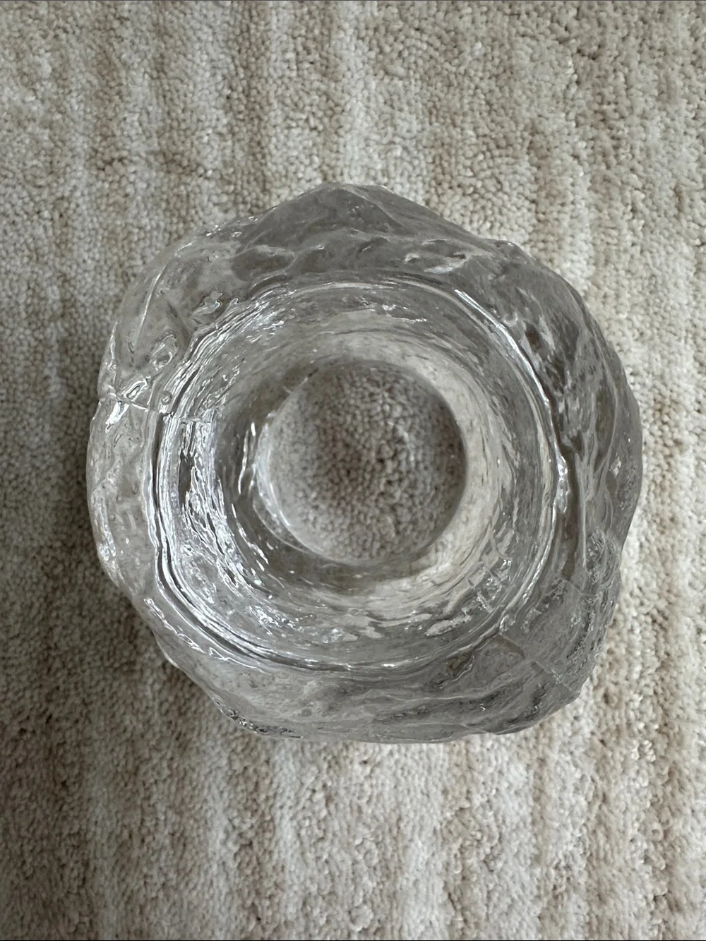 Kosta Boda Snowball Votive Holder Tea Light Candle Holder Ann Wolff Medium